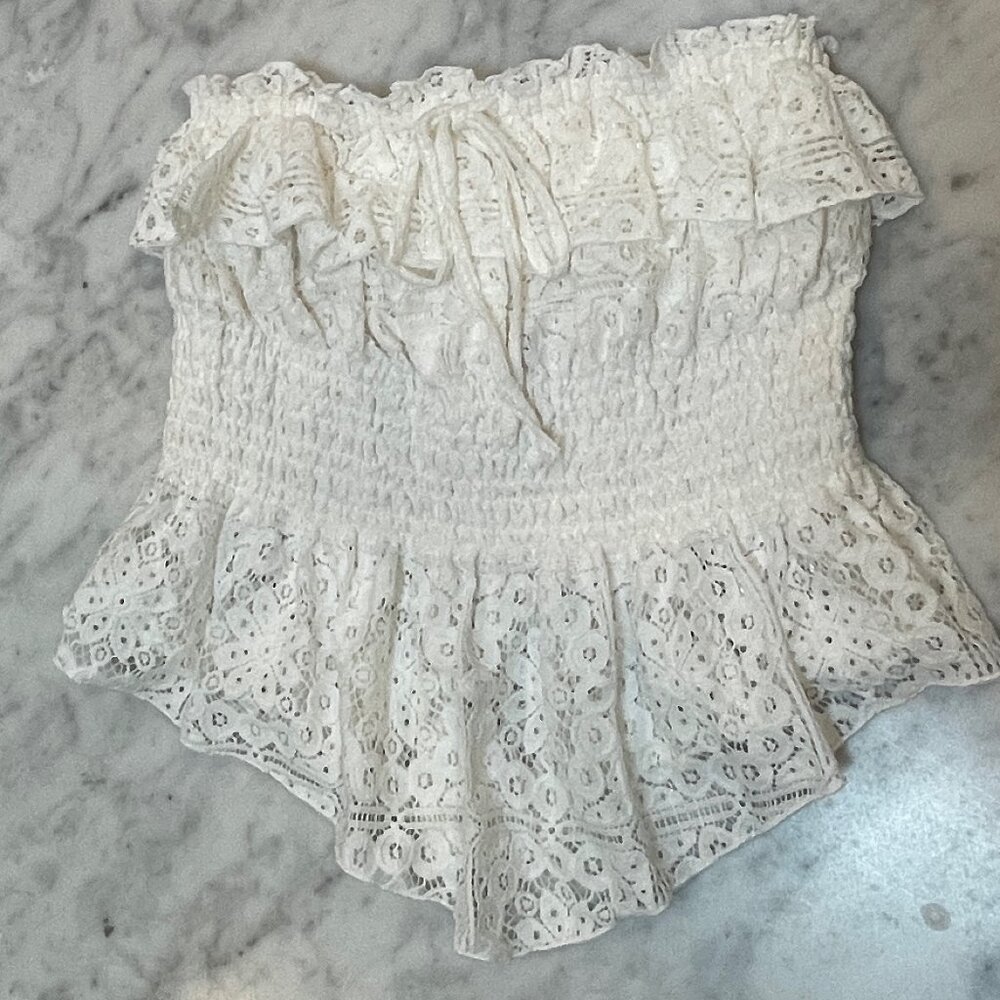 NWT Urban Outfitters / Kimchi Blue White Tube Top - Size Small